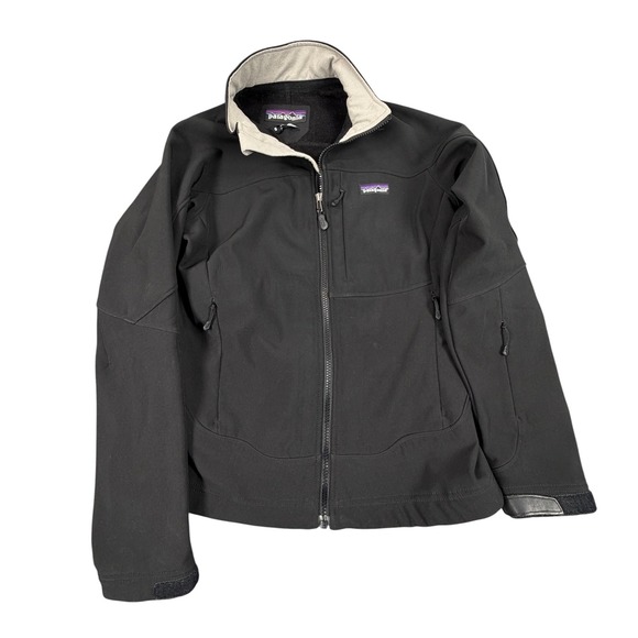 Patagonia Jackets & Blazers - Patagonia Womens Jacket Talus Softshell Fleece Lined Full Zip Black S